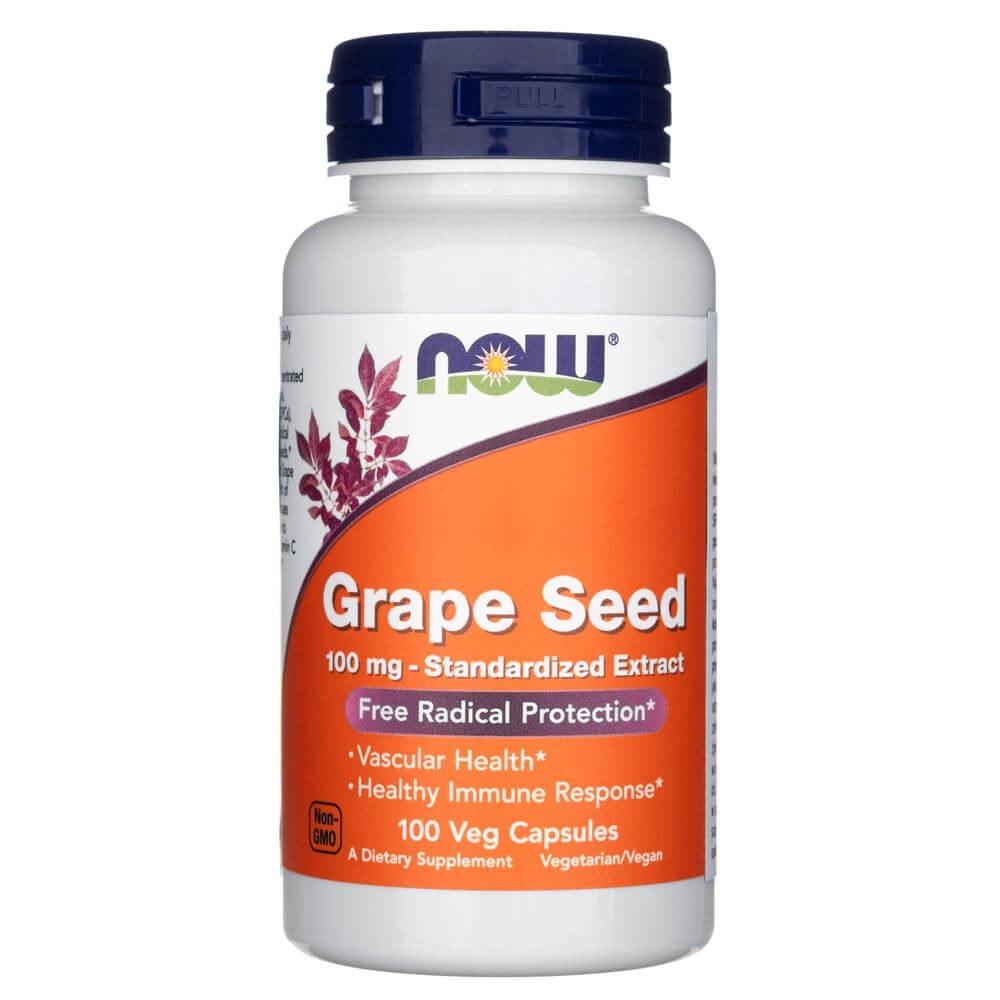 Now Foods viinamarjaseemned 100 mg - 100 kapslit