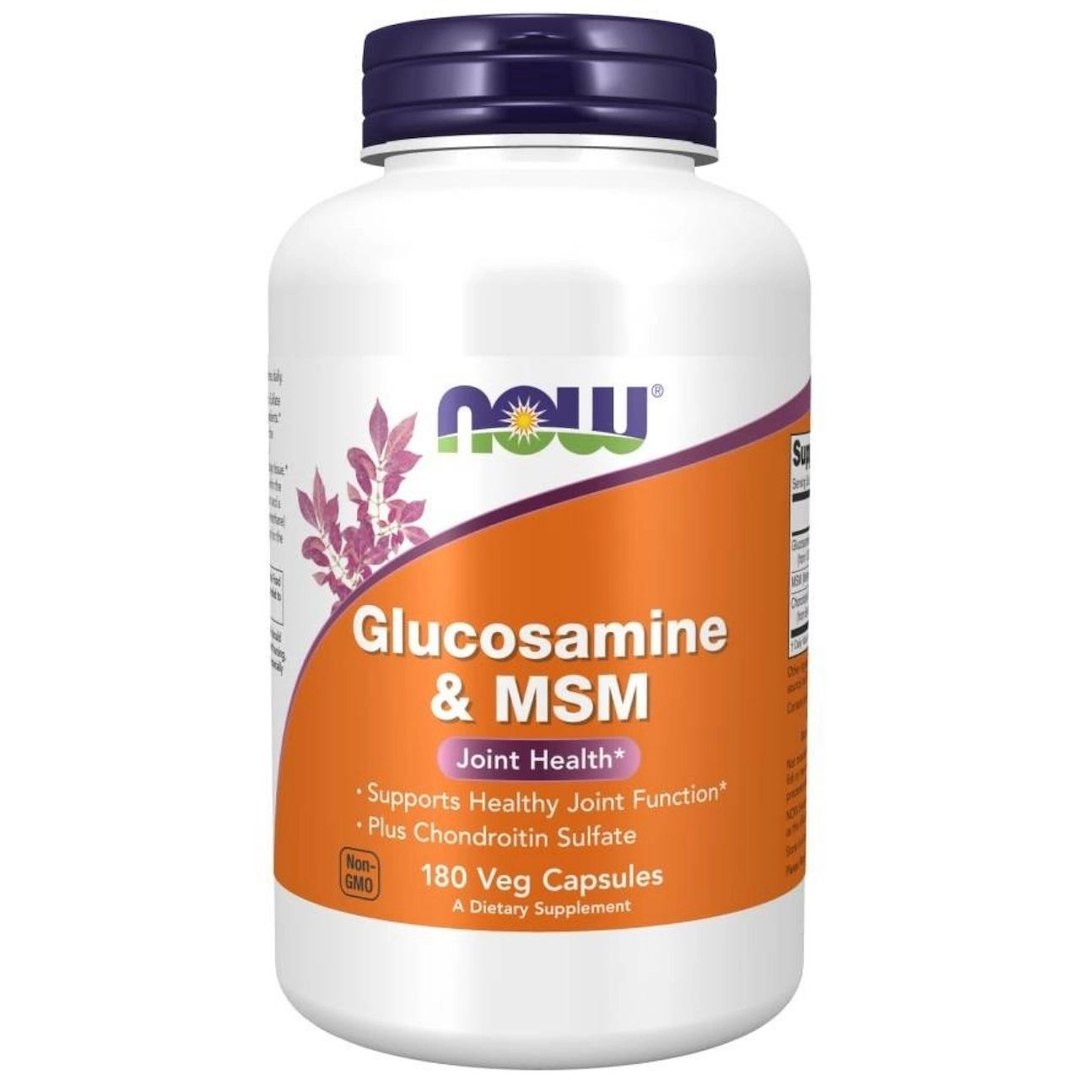 Now Foods Glükoosamiin ja MSM - 180 kapslit