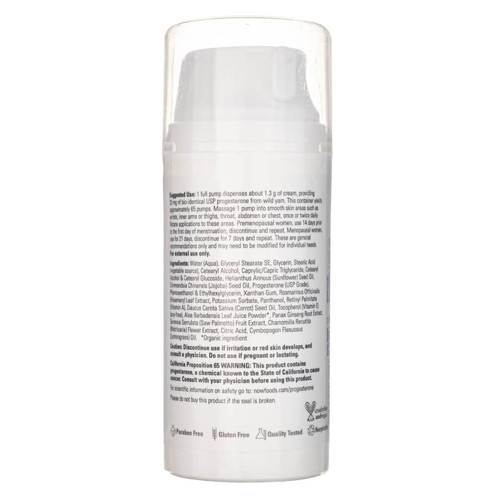 Now Solutions looduslik progesteroon metsiku jamsiga, kreem - 85 g