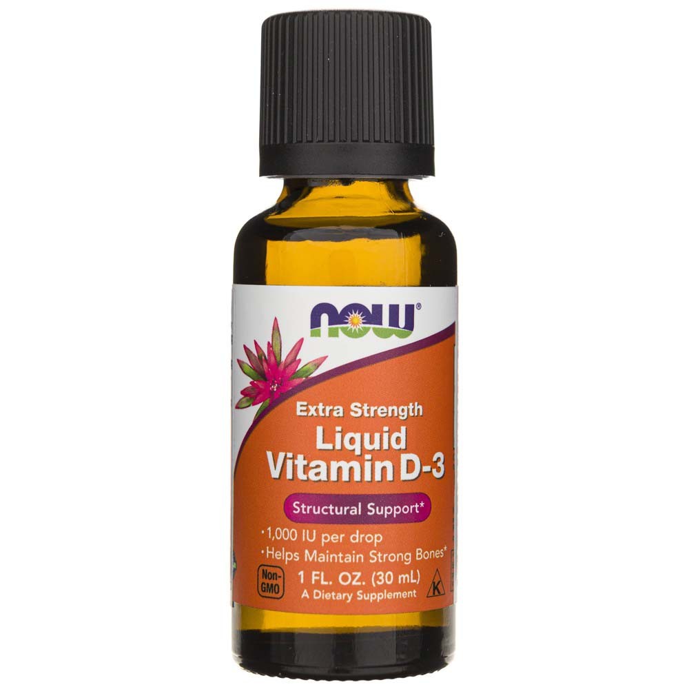 Now Foods D3-vitamiin vedel, eriti tugev, 1000 IU - 30 ml