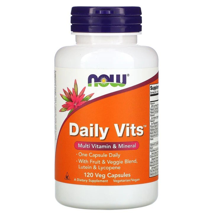 Now Foods Daily Vits - 120 kapsulių - Magnis.lt