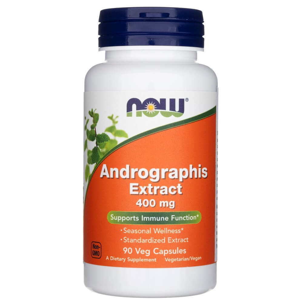 Now Foods Andrographis ekstraktas 400 mg - 90 kapsulių - Magnis.lt
