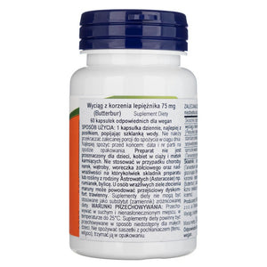 Now Foods Butterbur - 60 kapslit