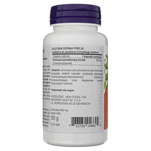 Now Foods Echinacea 400 mg - 100 kapslit