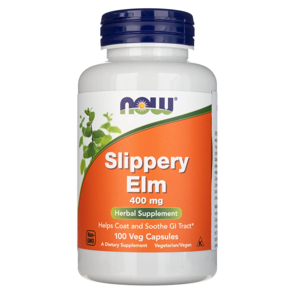 Now Foods Punane jalakas (Slippery Elm) 400 mg – 100 kapslit