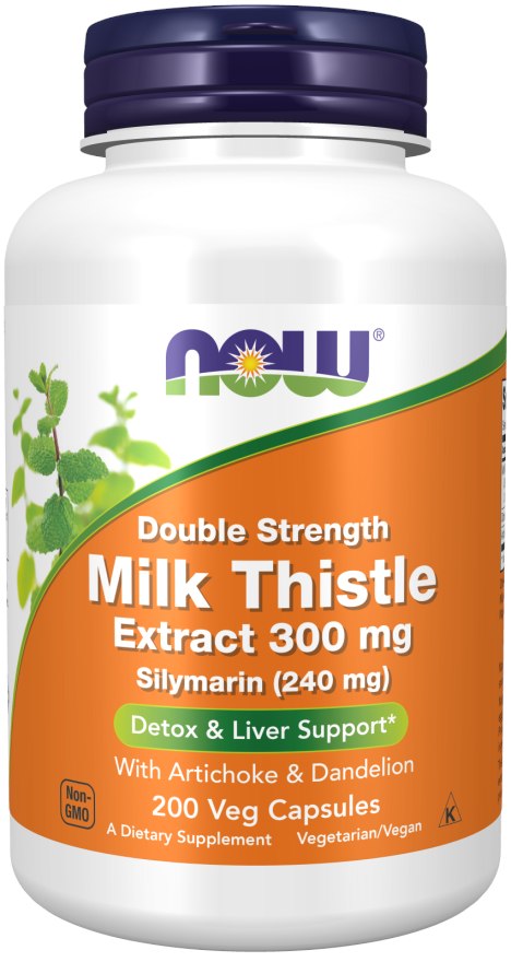 Now Foods Piimohakas (silymarin milk thistle) 300 mg - 200 kapslit