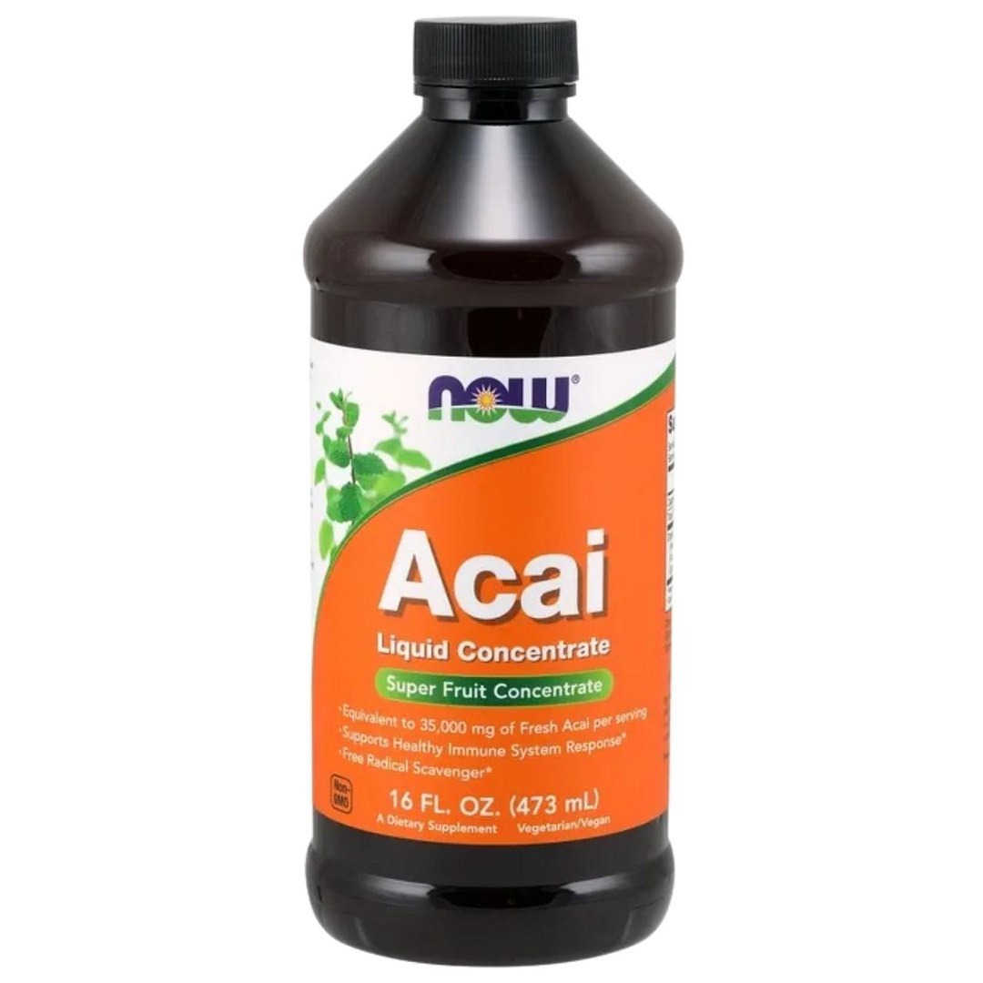 Now Foods Acai vedelik - 473 ml