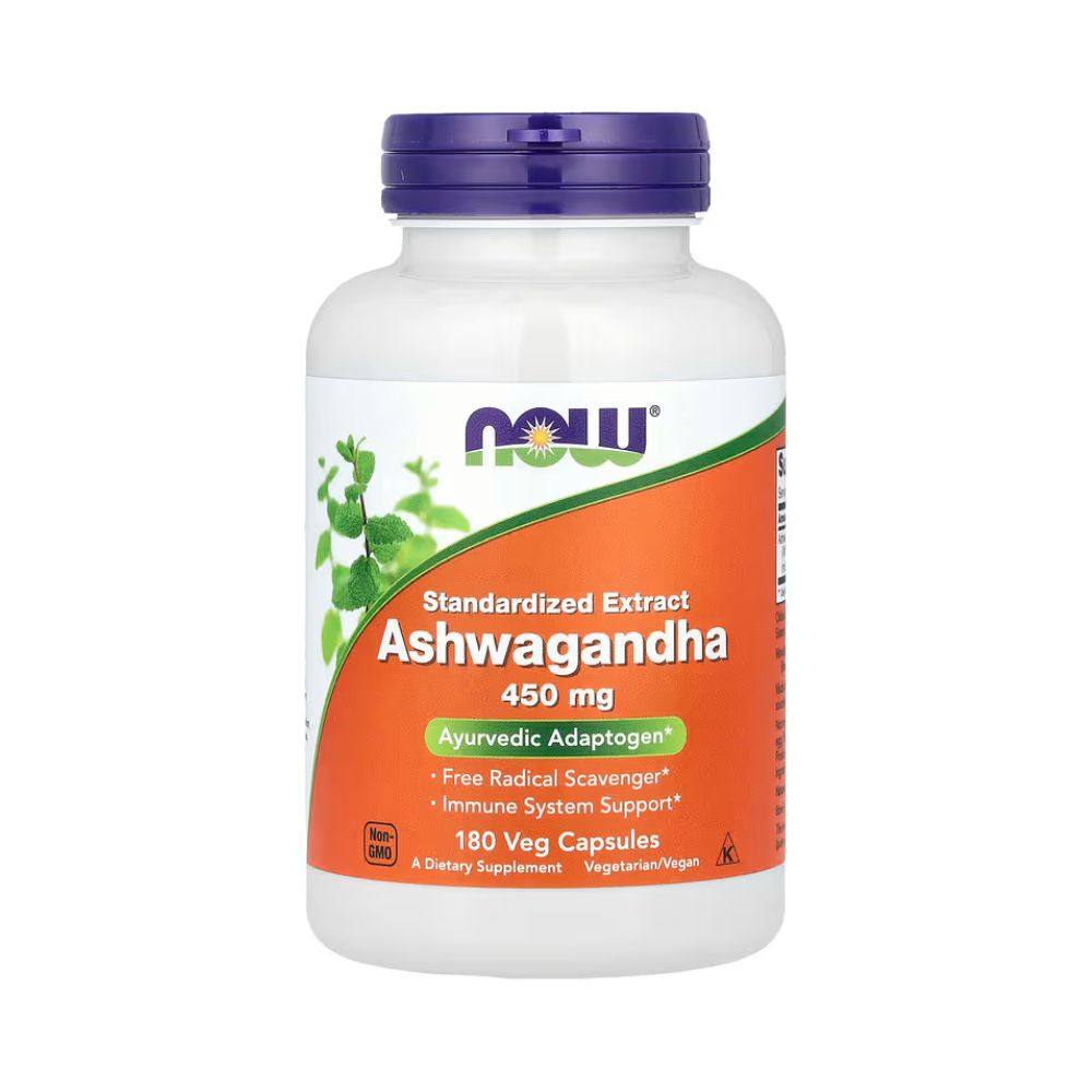 Now Foods Ashwagandha 450 mg - 180 kapsulių - Magnis.lt