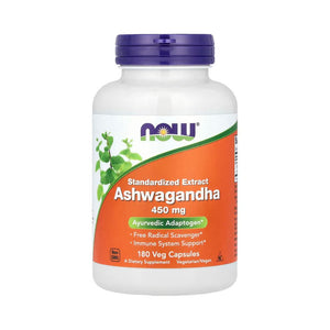 Now Foods Ashwagandha 450 mg - 180 kapsulių - Magnis.lt