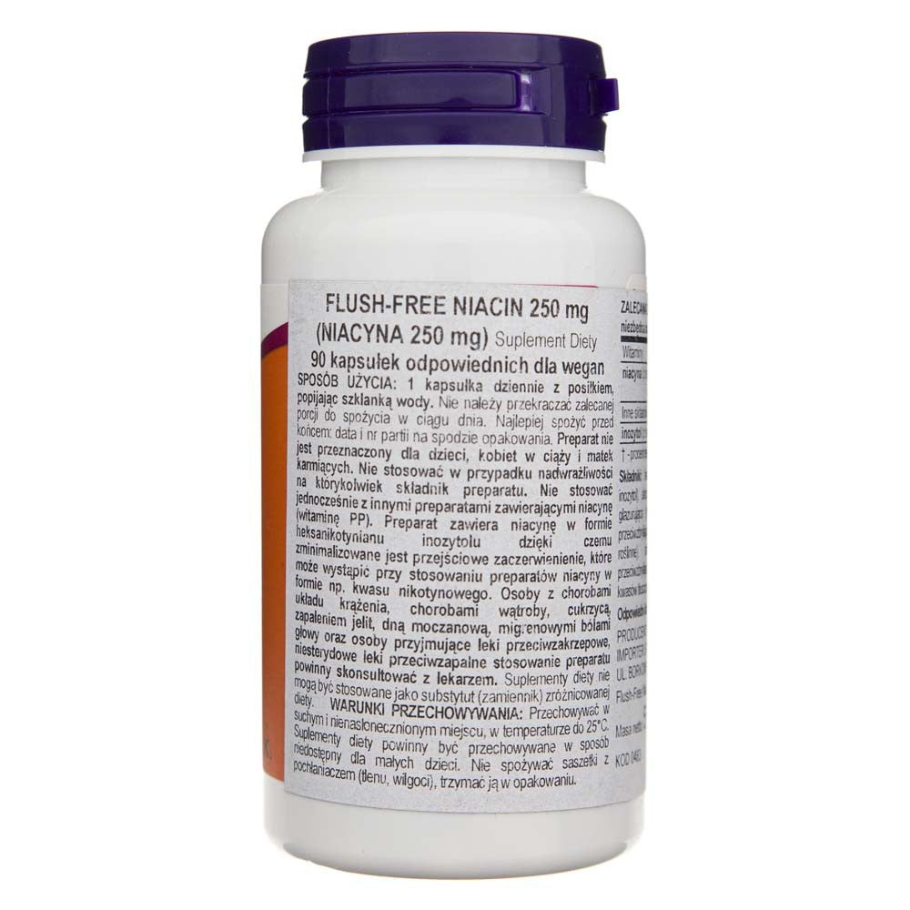Now Foods nikotiinhape 250 mg - 90 kapslit