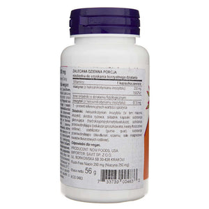 Now Foods nikotiinhape 250 mg - 90 kapslit
