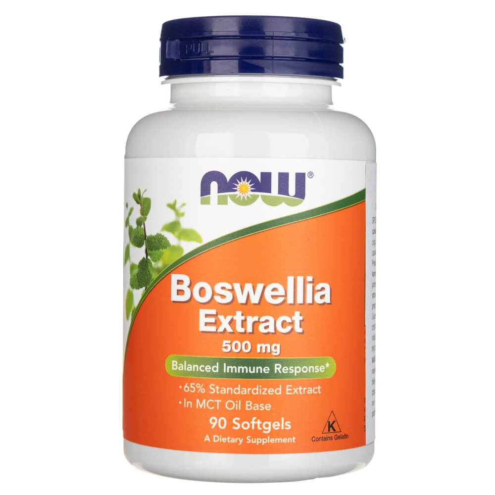 Now Foods Boswellia ekstrakt 500 mg - 90 pehmet geelkapslit