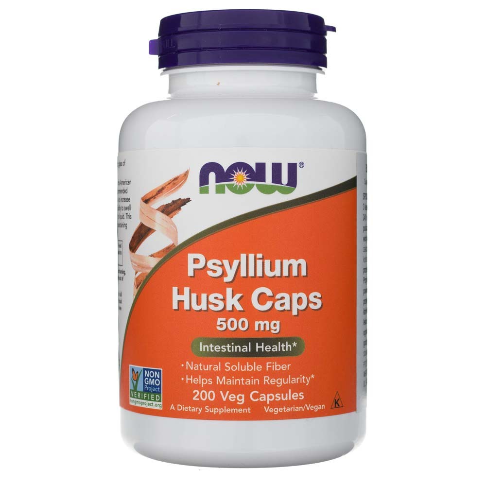 Now Foods Psülliumi kestad 500 mg - 200 kapslit