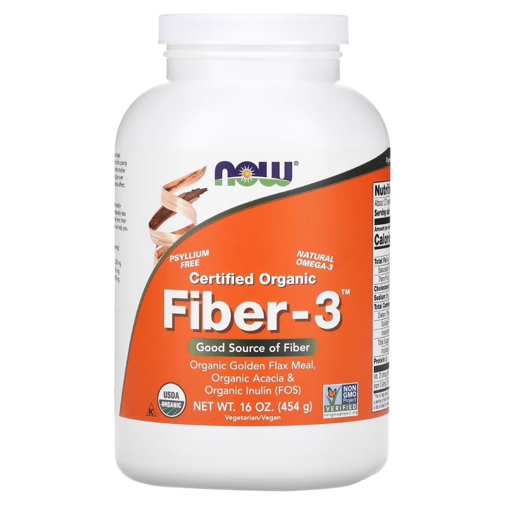 Now Foods Fiber-3, toidukiudude pulber - 454 g