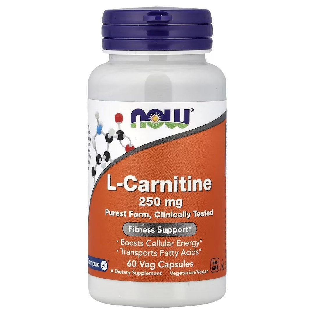 Now Foods L-karnitiin 250 mg - 60 kapslit