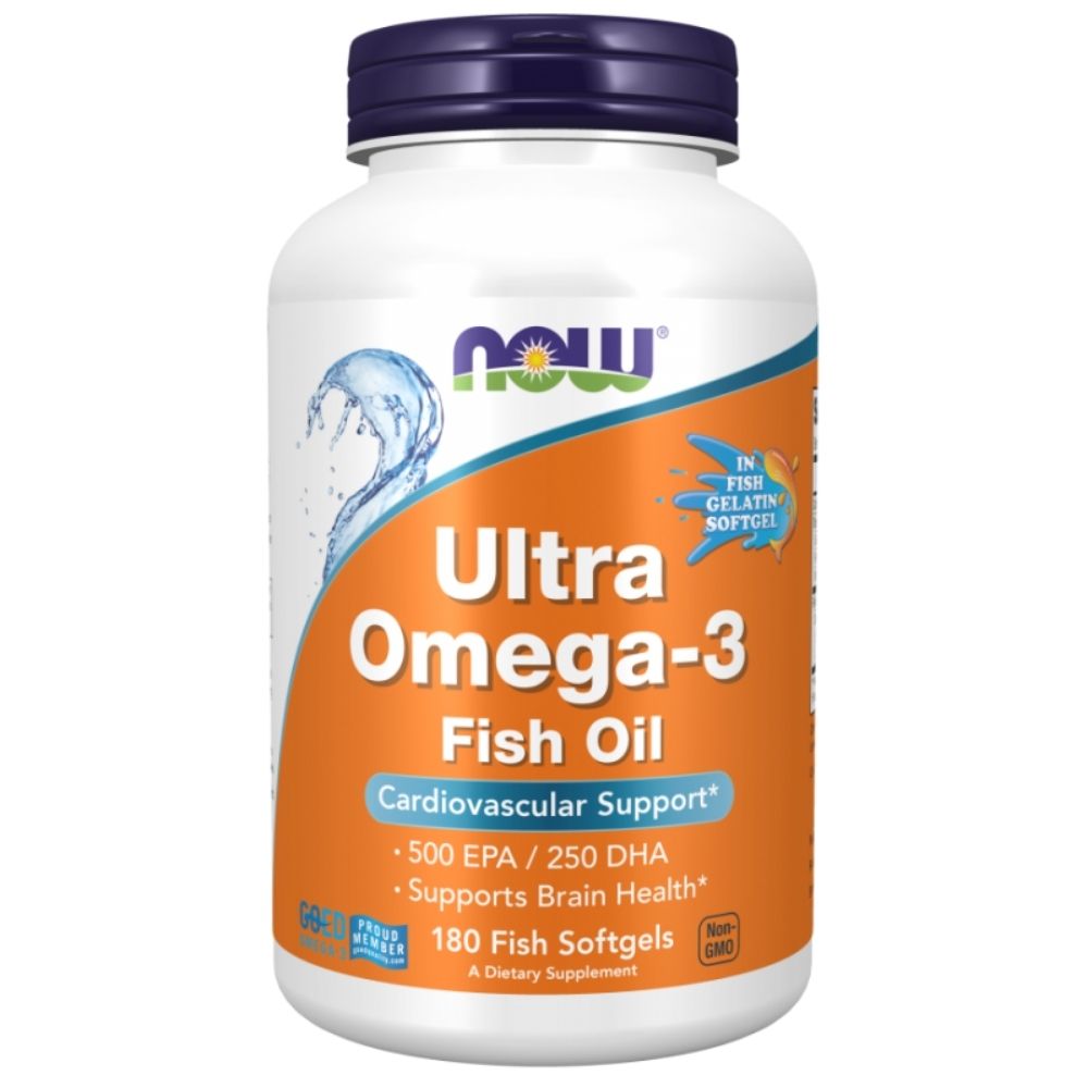 Now Foods Ultra Omega-3 kalaõli - 180 kapslit