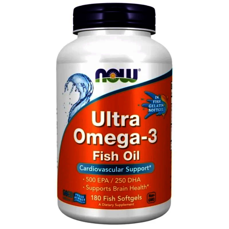 Now Foods Ultra Omega-3 kalaõli - 180 kapslit