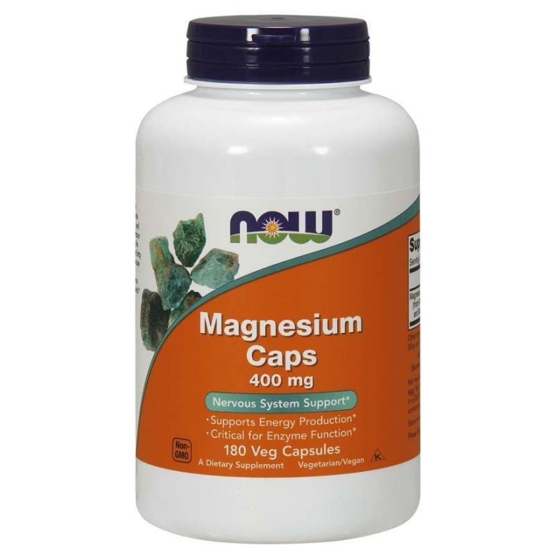 Now Foods Magneesium 400 mg - 180 kapslit