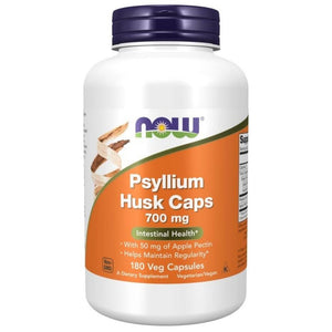 Now Foods Psülliumi seemned 700 mg + pektiin - 180 kapslit