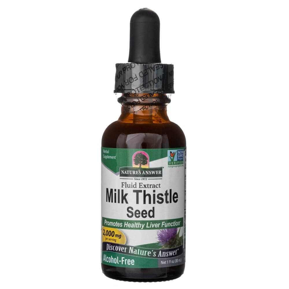 Nature's Answer Dandelion & Primrose Seed, vedel ekstrakt, alkoholivaba, 2000 mg - 30 ml