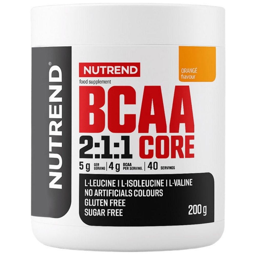 Nutrend BCAA 2:1:1 Core, apelsin - 200 g