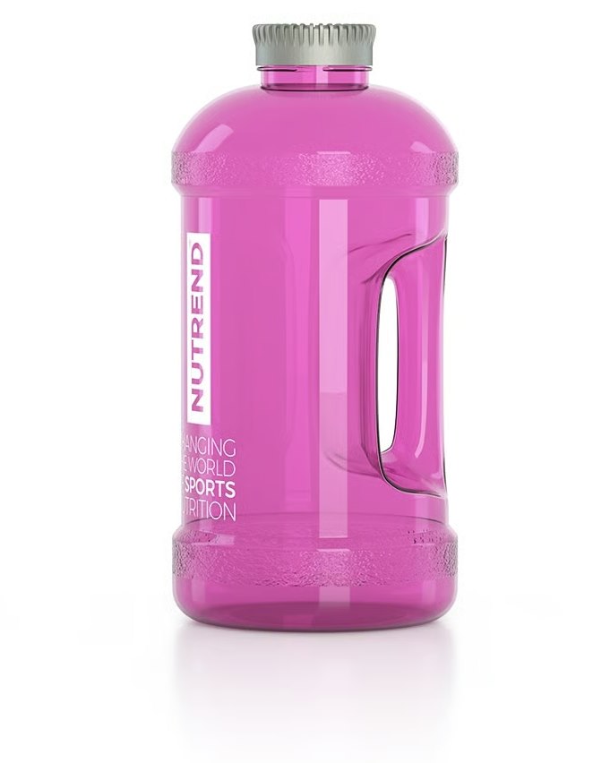 Nutrend vandens ąsotis Didelis butelis rožinės spalvos - 2000 ml - Magnis.lt