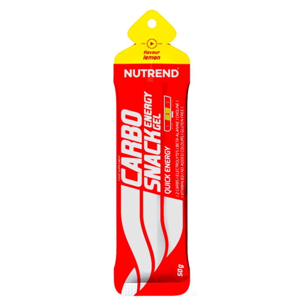 Nutrend Carbosnack (paketėlis) citrina - 50 g - Magnis.lt