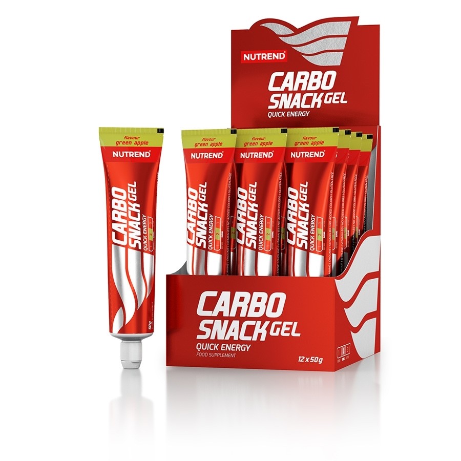 Nutrend Carbosnack (proovikott) roheline õun - 12x50 g