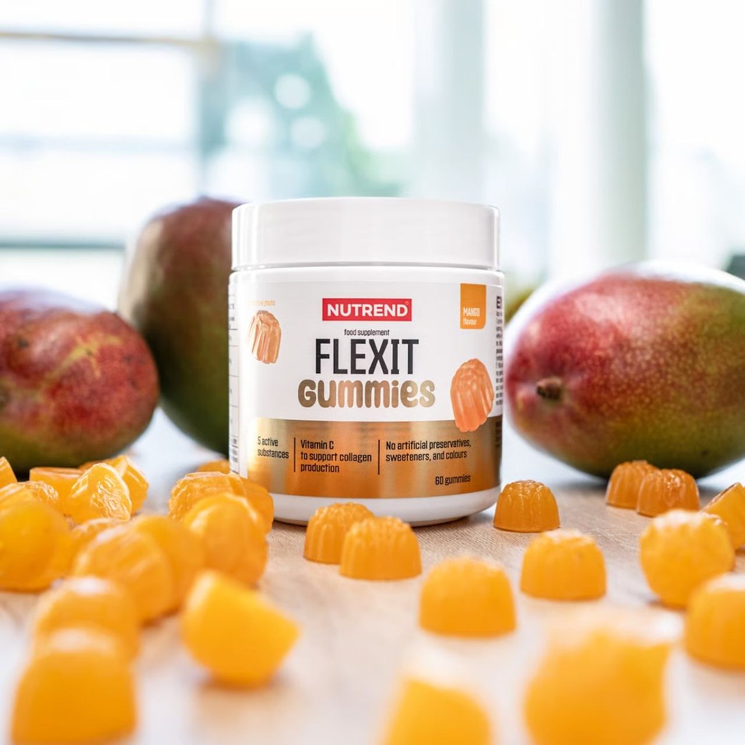 Nutrend Flexit Gummies, mango - 60 kommi
