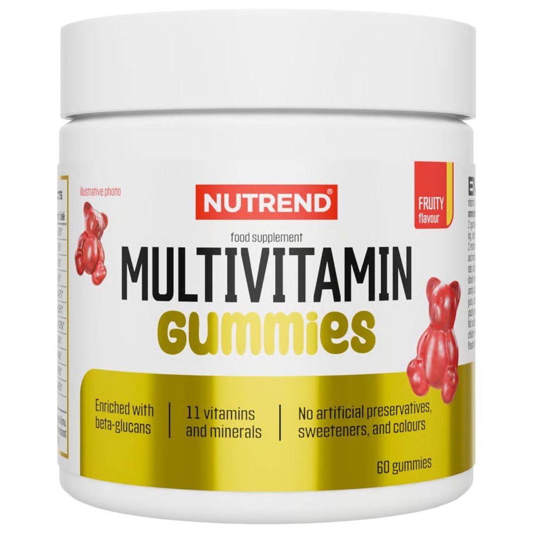 Nutrend Multivitamin Gummies, puuviljamaitselised - 60 geeli
