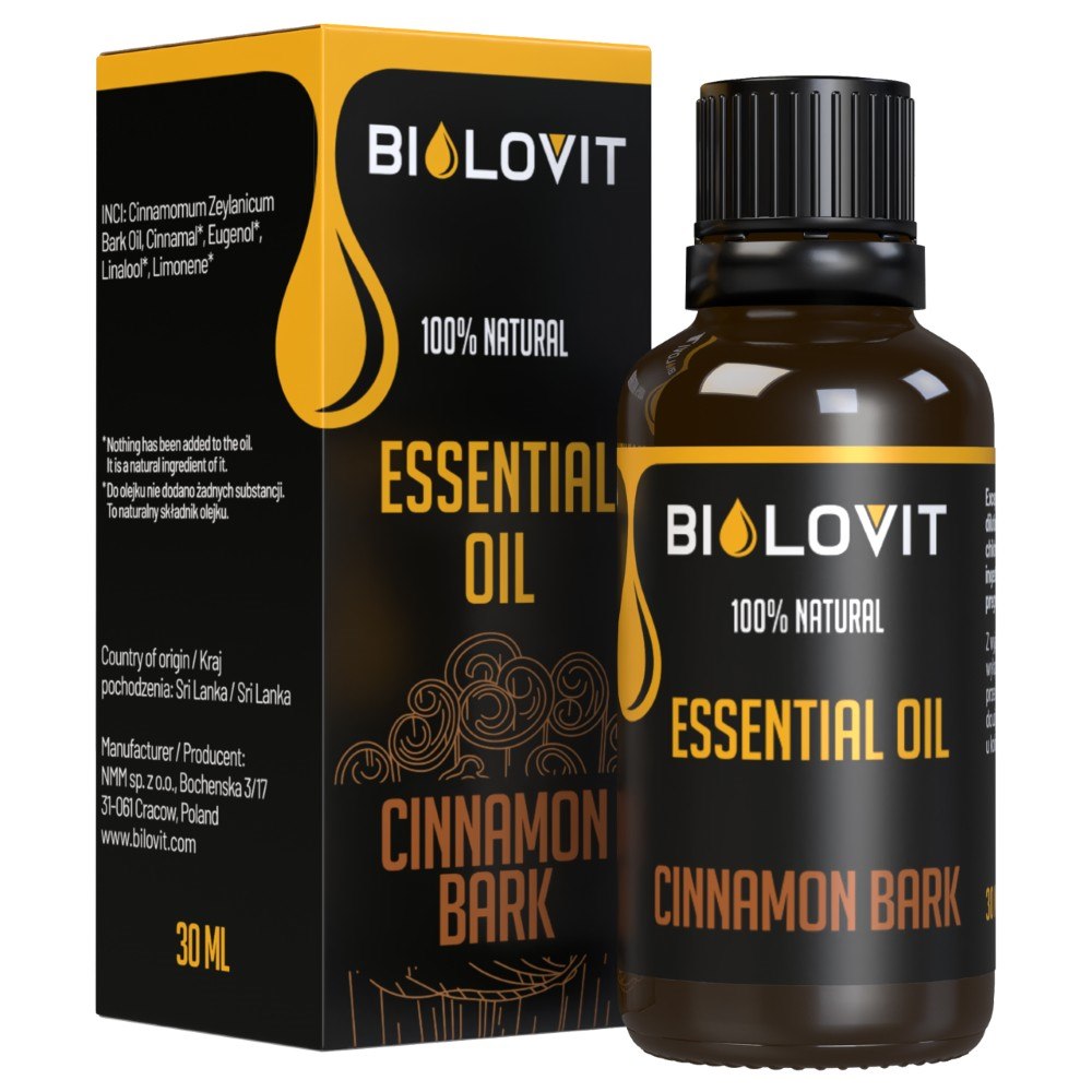 Bilovit cinamono žievės eterinis aliejus - 30 ml - Magnis.lt