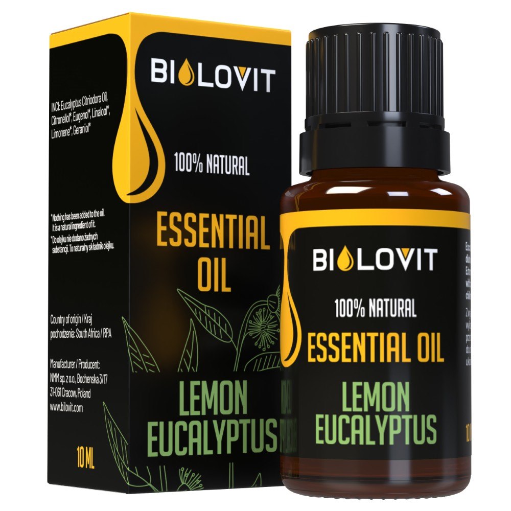 Bilovit sidrunheina eukalüpti eeterlik õli – 10 ml