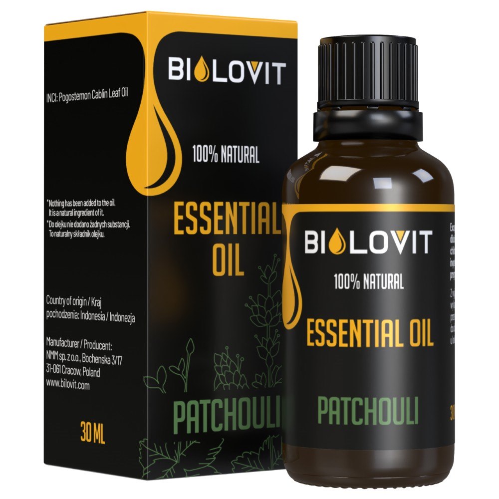 Bilovit Patšuli eeterlik õli - 30 ml
