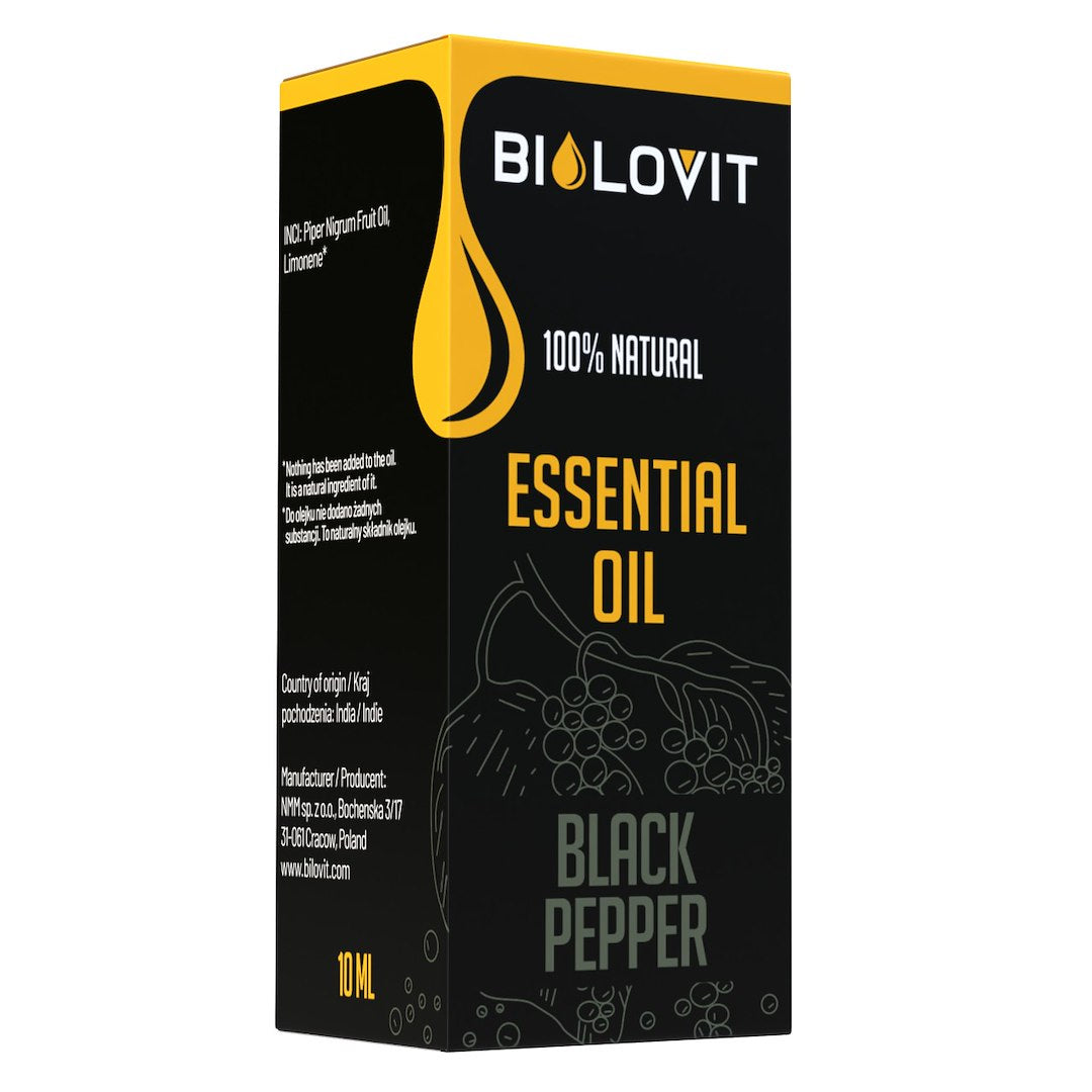 Bilovit musta pipra eeterlik õli – 10 ml
