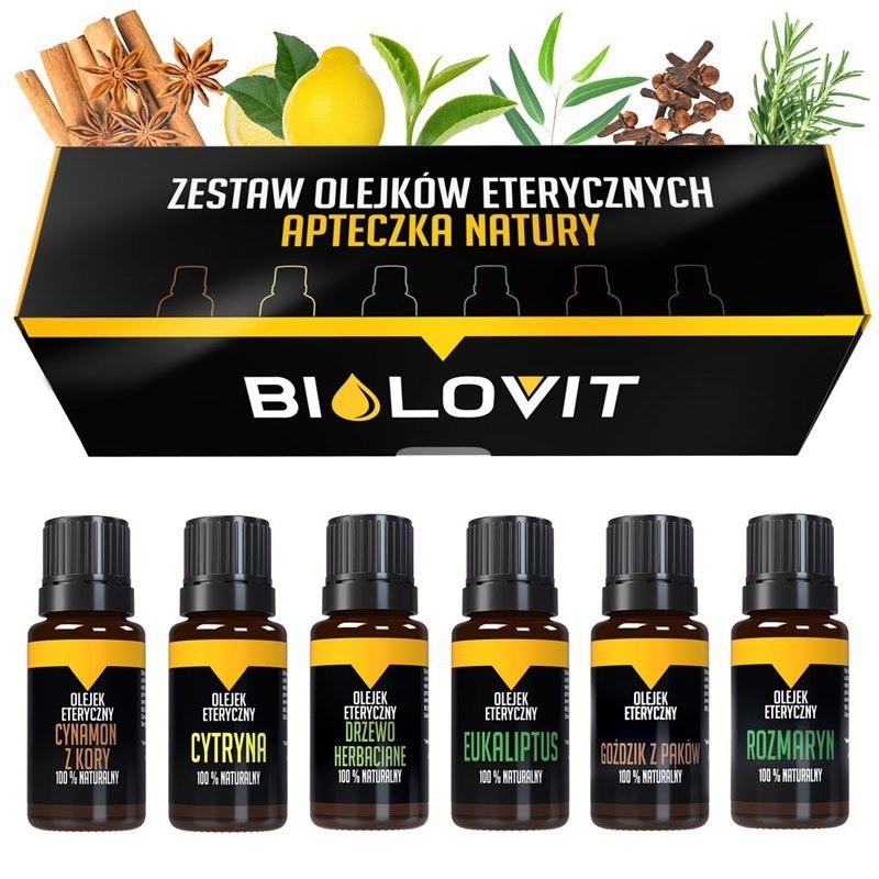 Bilovit eeterlike õlide komplekt - Nature's First Aid Kit