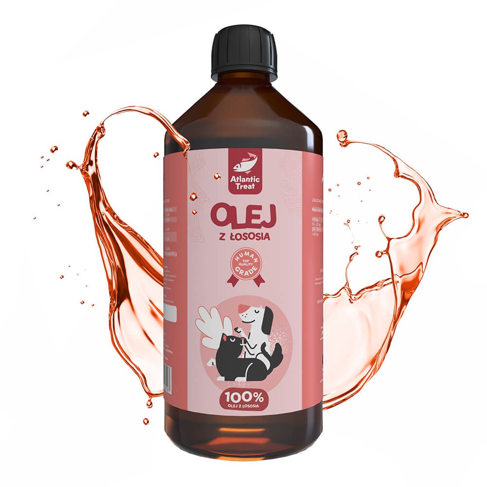 Atlantic Treat 100% lõheõli koertele ja kassidele - 1000 ml