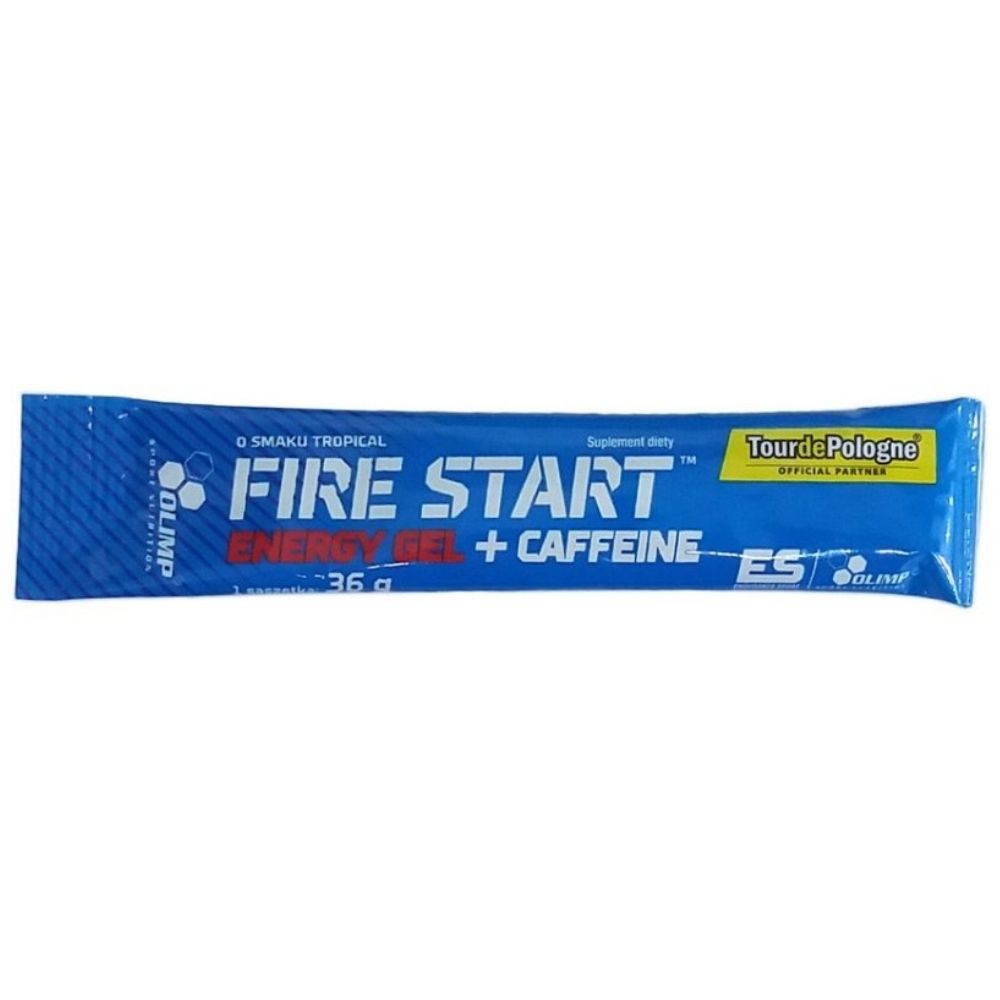 Olimp Fire Start energiageel kofeiiniga, troopilised puuviljad - 36 g