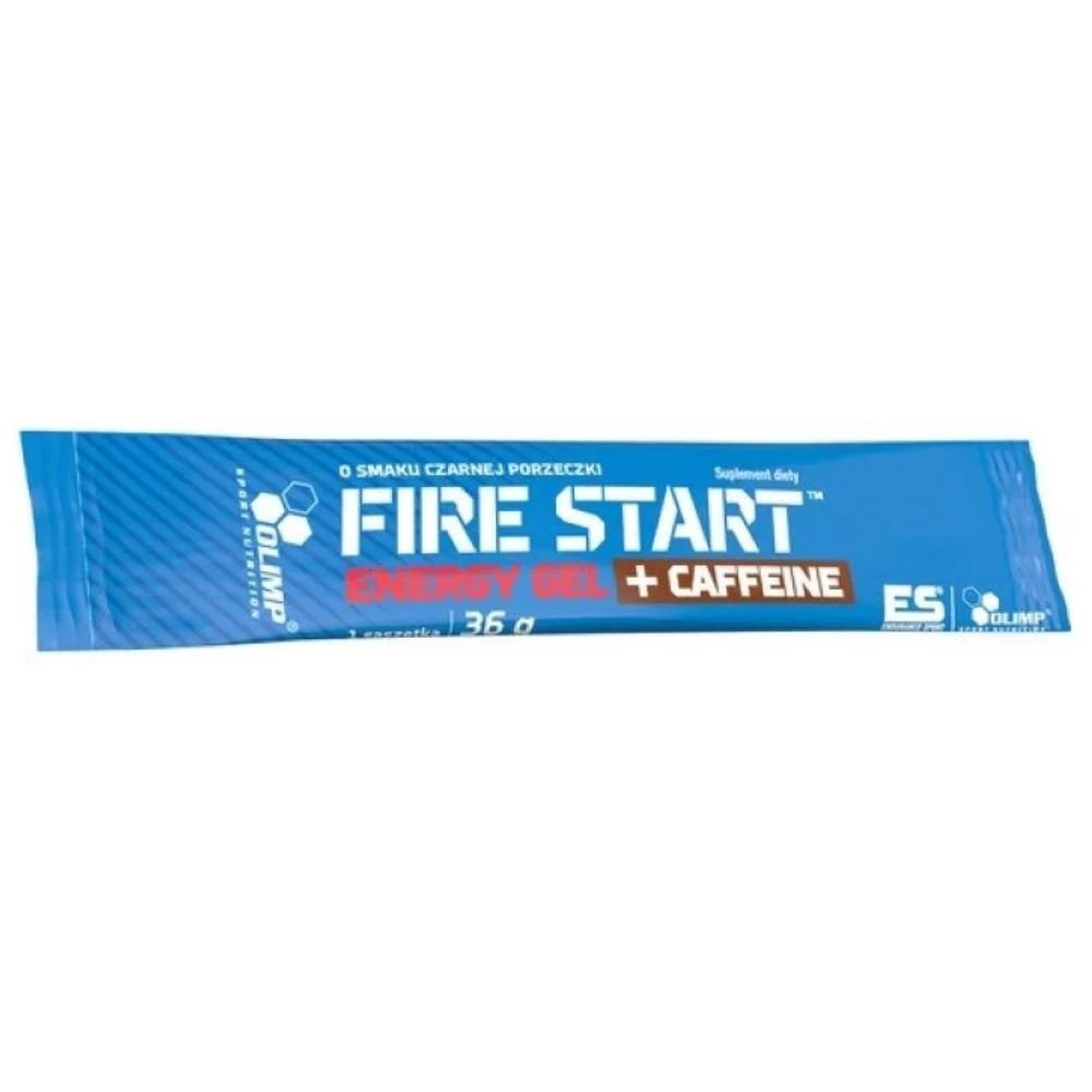 Olimp Fire Start energiageel kofeiiniga, mustsõstar - 36 g