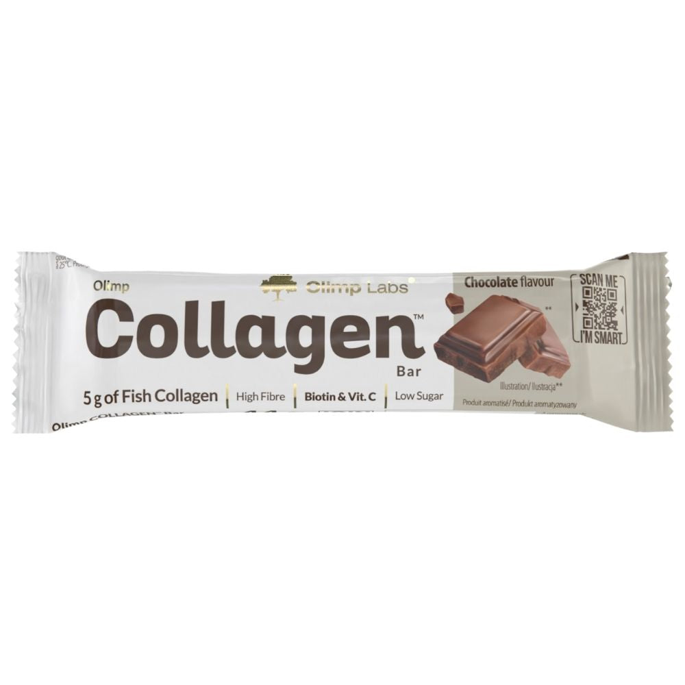 Olimp Collagen Bar valgubatoon kollageeniga, šokolaad – 44 g