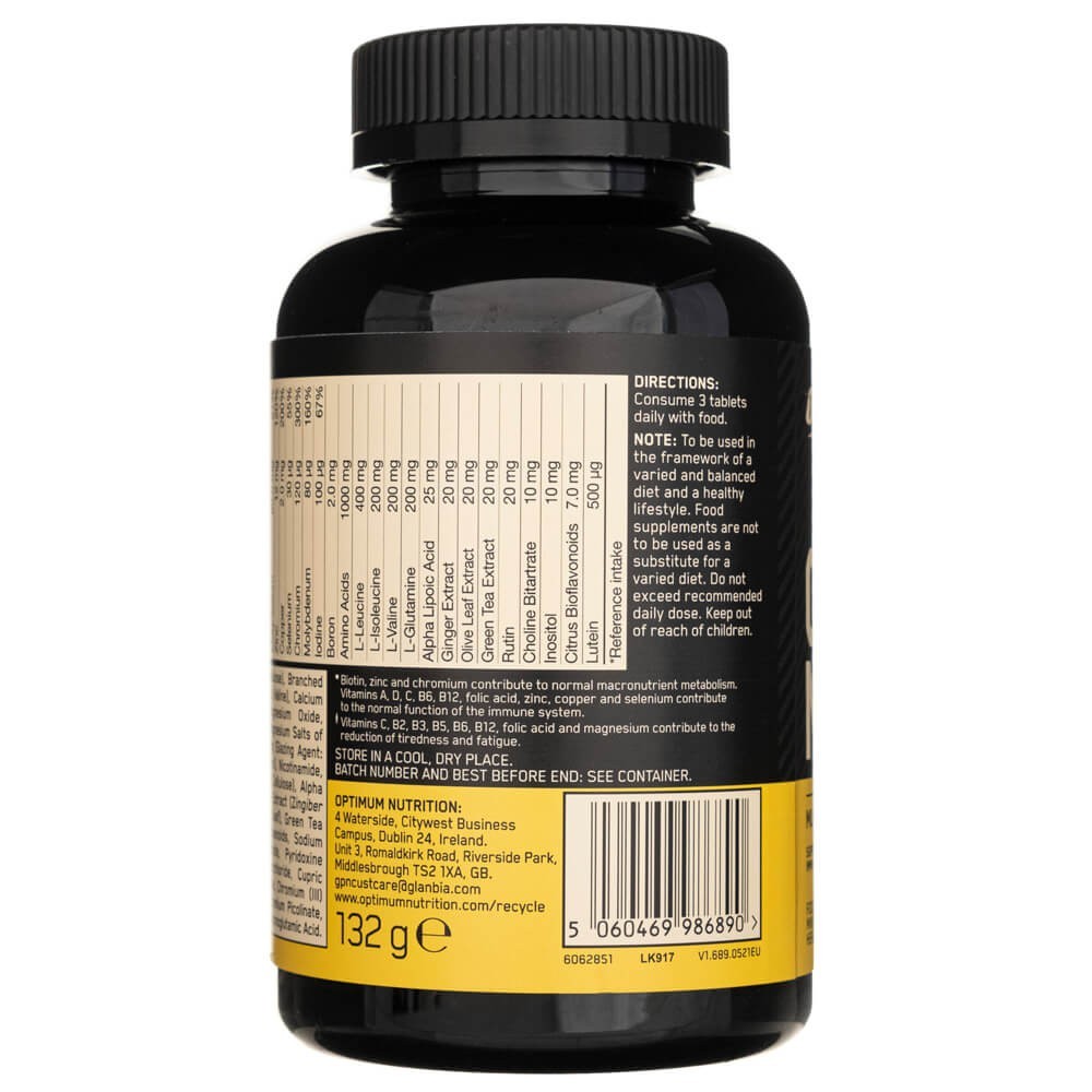 Optimum Nutrition Opti-Men (Multivitamiinid aktiivsetele meestele) - 90 tabletti