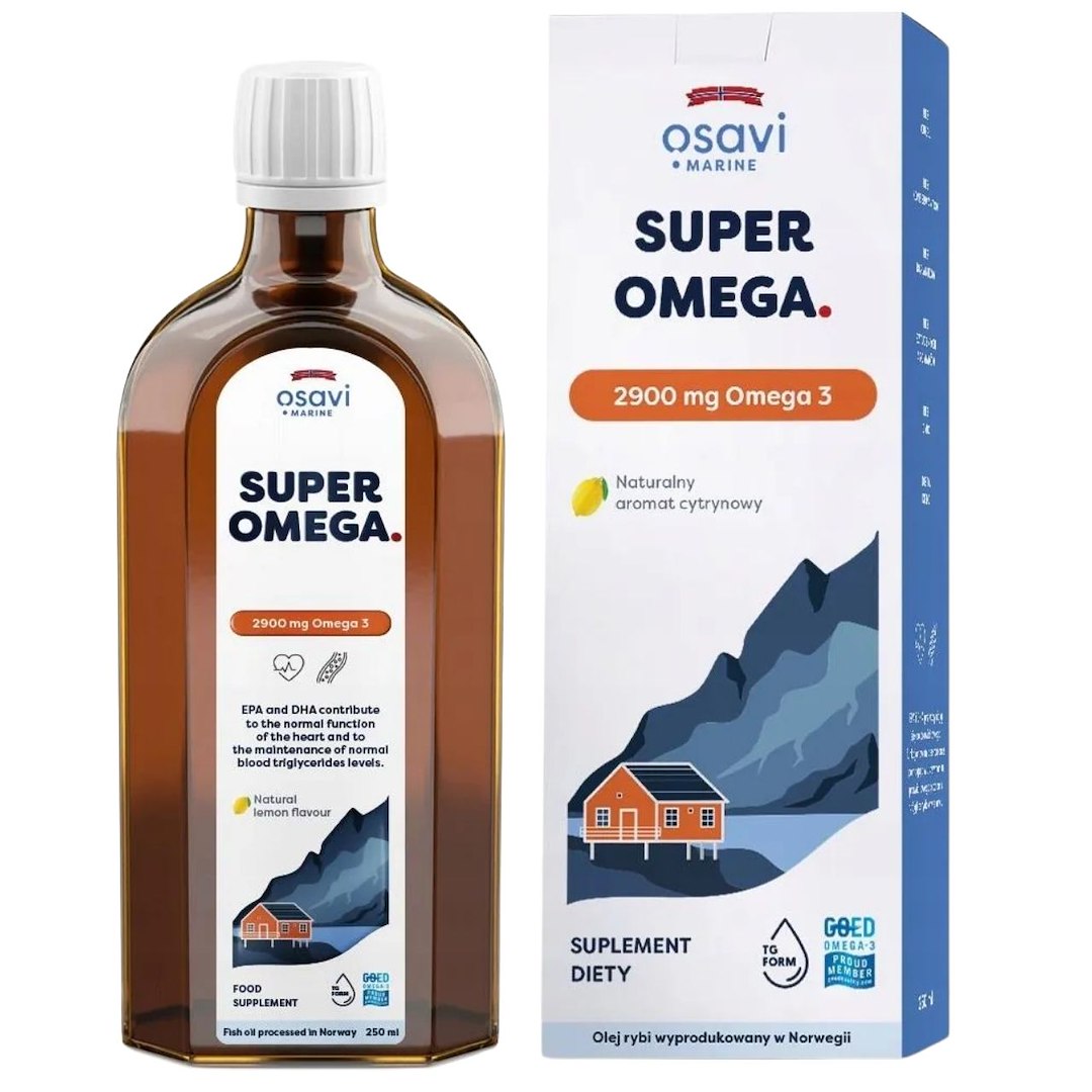 Osavi Super Omega, 2900 mg oomega-3, sidrun - 250 ml