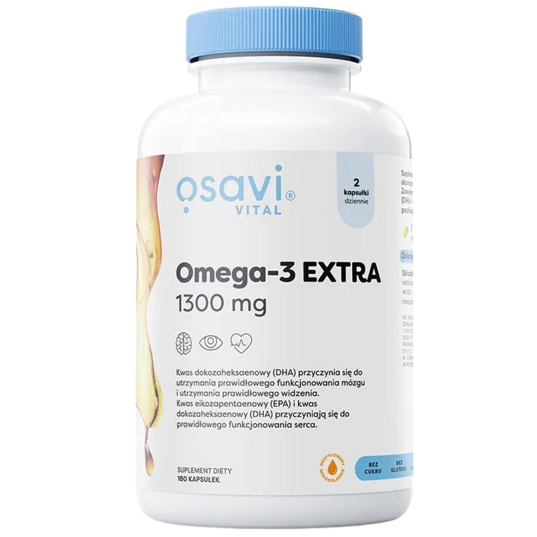Osavi Omega-3 Extra 1300 mg, sidrun - 180 kapslit