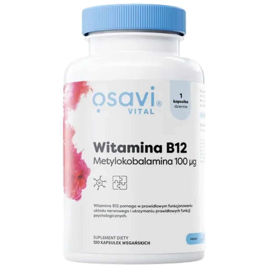 Osavi Vitamiin B12 metüülkobalamiin, 100 mcg - 120 kapslit