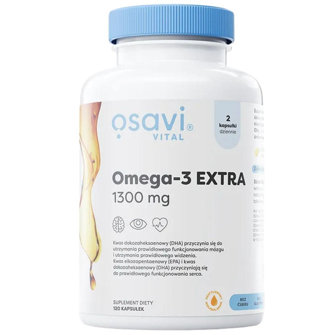 Osavi Omega-3 Extra 1300 mg, sidrun – 120 kapslit