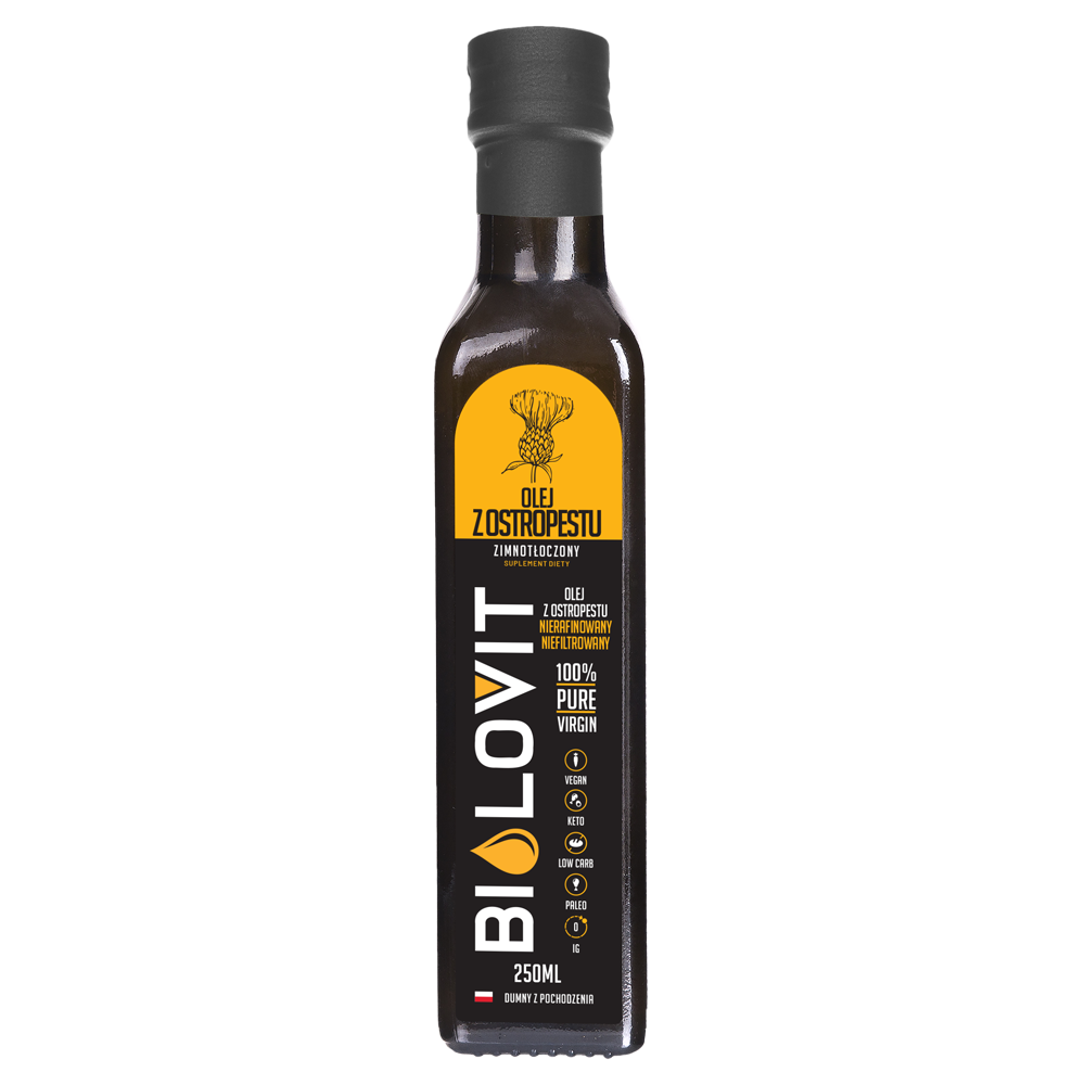 Bilovit Thistle Oil šalto spaudimo aliejus - 250 ml - Magnis.lt