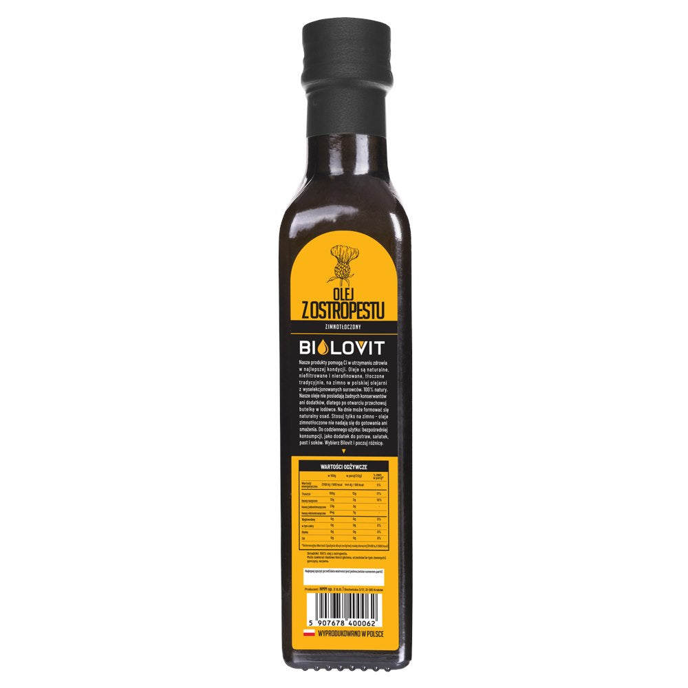 Bilovit Thistle Oil šalto spaudimo aliejus - 250 ml - Magnis.lt