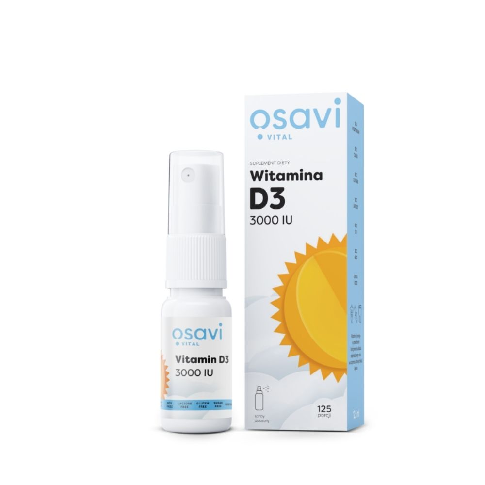 Osavi vitaminas D3 MAX 4000 TV purškalas - 12,5 ml - Magnis.lt