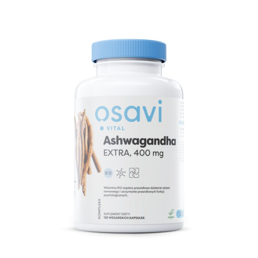 Osavi Ashwagandha Extra 400 mg – 120 taimset kapslit