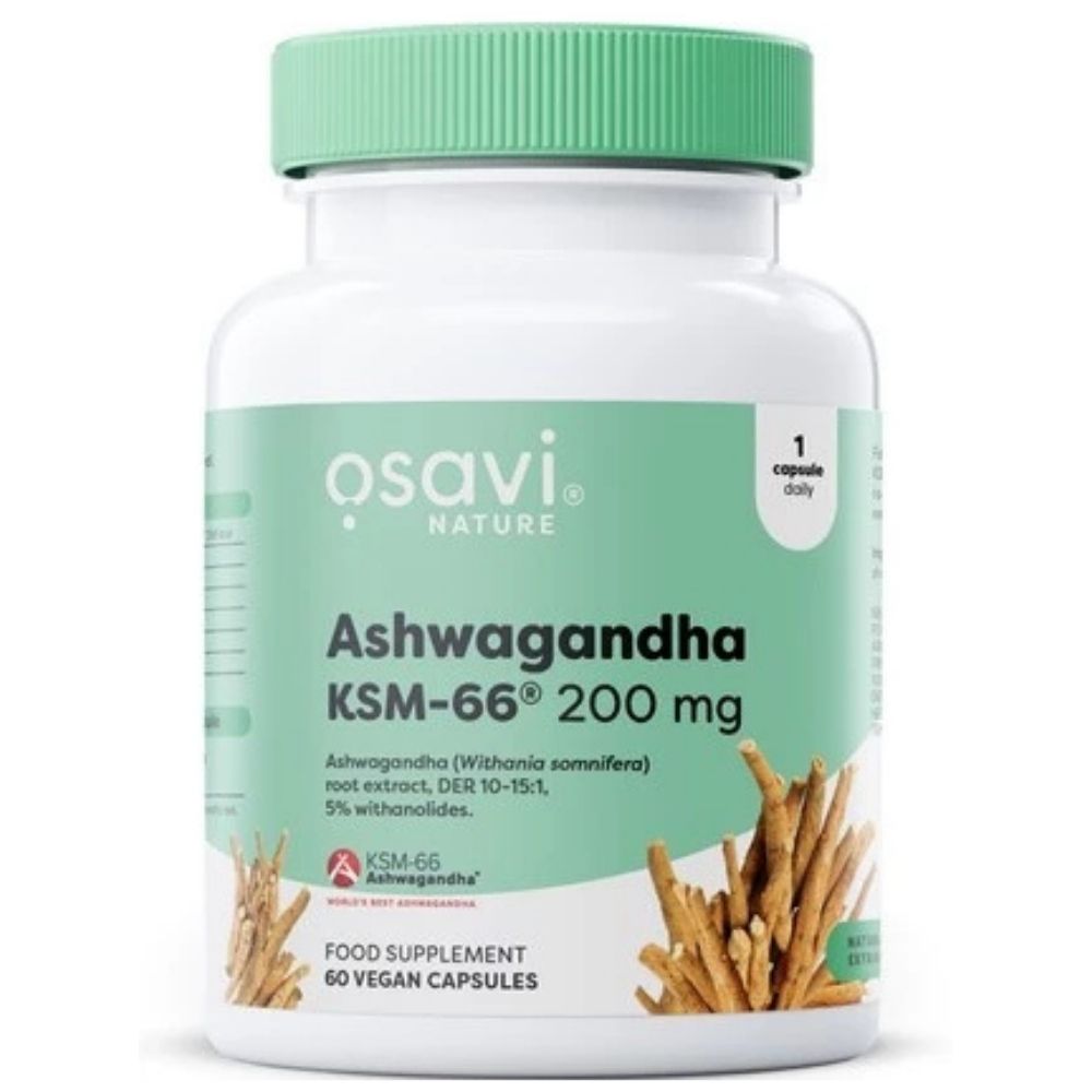 Osavi Ashwagandha KSM-66® 200 mg - 60 kapslit