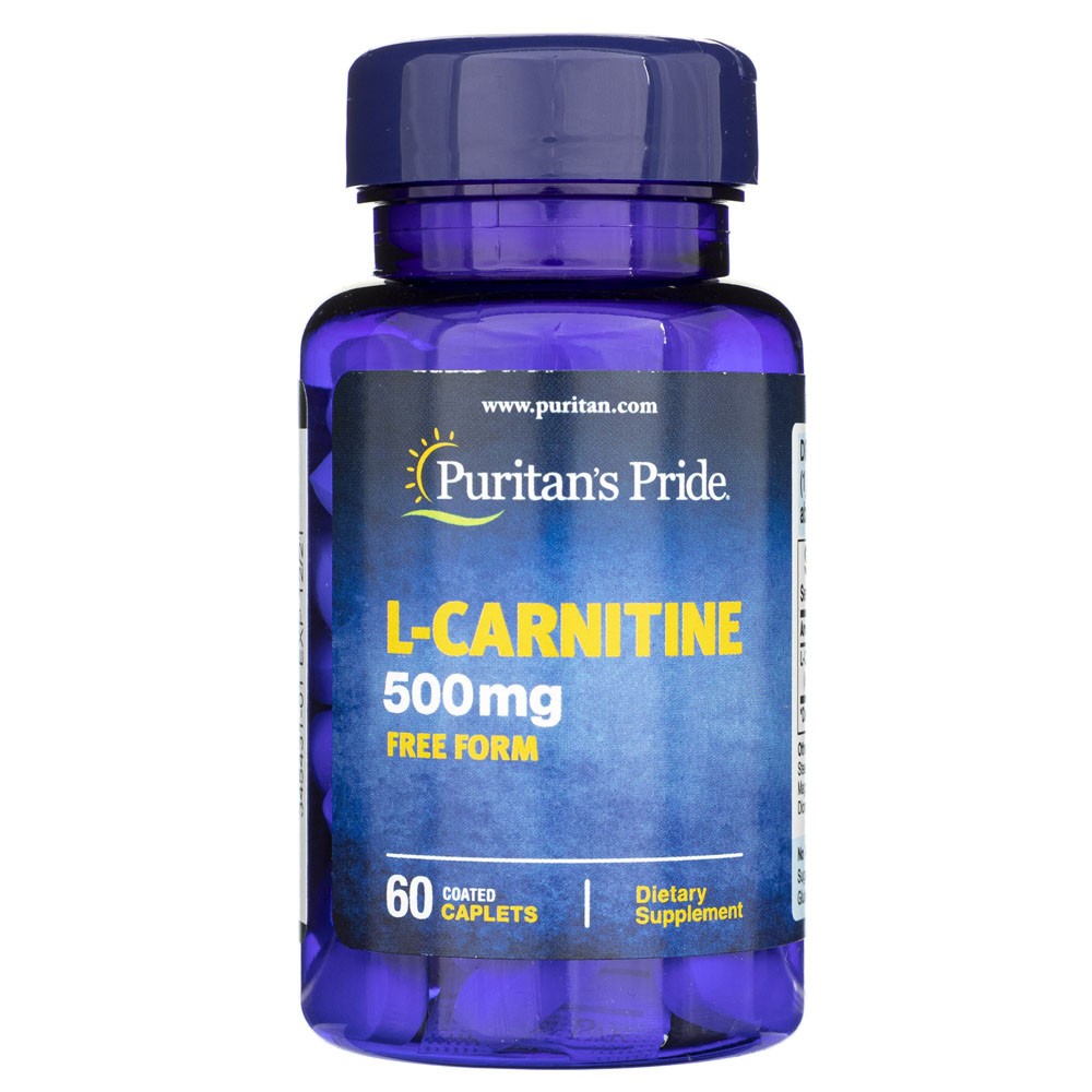 Puritan's Pride L-karnitinas 500 mg - 60 kapsulių - Magnis.lt